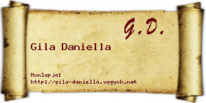 Gila Daniella névjegykártya